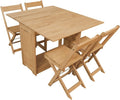 Ensemble table et 4 chaises pliantes dans un petit appartement - photo 20