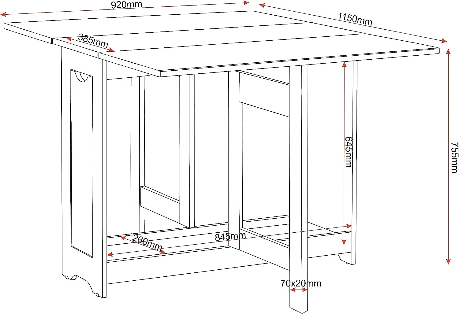 Ensemble table et 4 chaises pliantes dans un petit appartement - photo 7