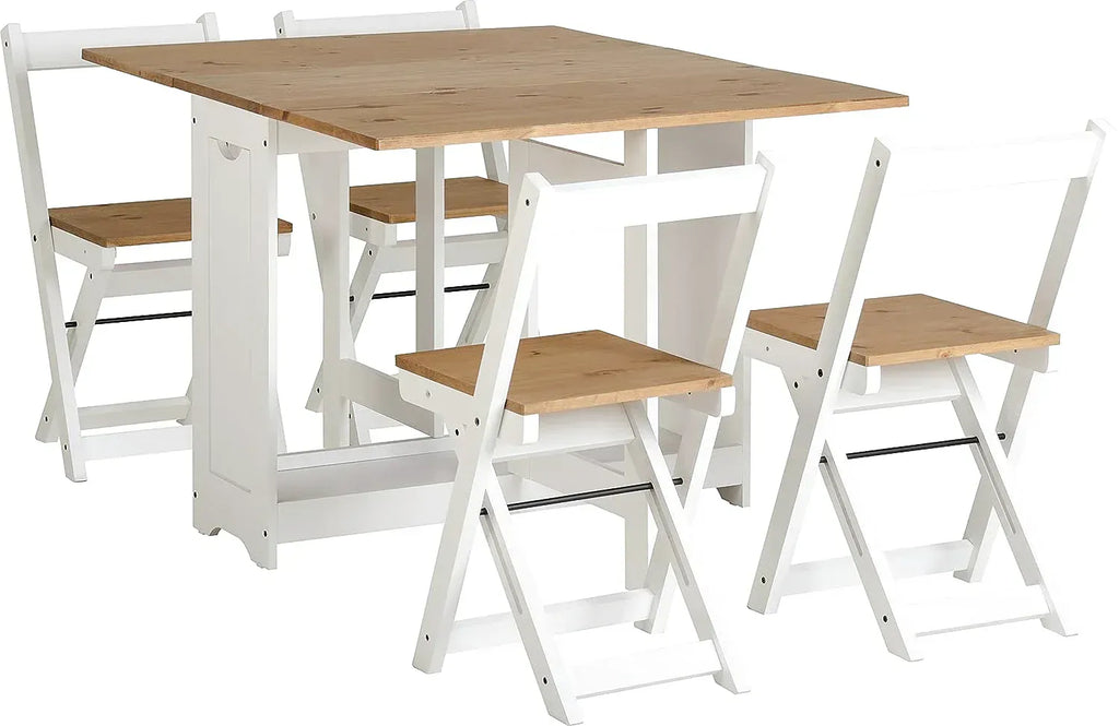 Ensemble table et 4 chaises pliantes dans un petit appartement - photo 16
