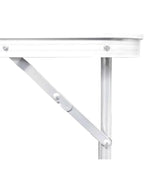 Grande table de camping pliante 6 à 8 personnes de 180 cm sur un emplacement de camping - photo 2