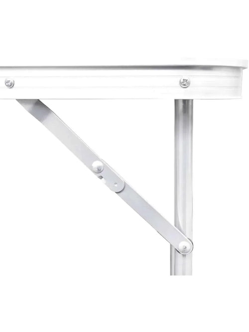 Grande table de camping pliante 6 à 8 personnes de 180 cm sur un emplacement de camping - photo 2