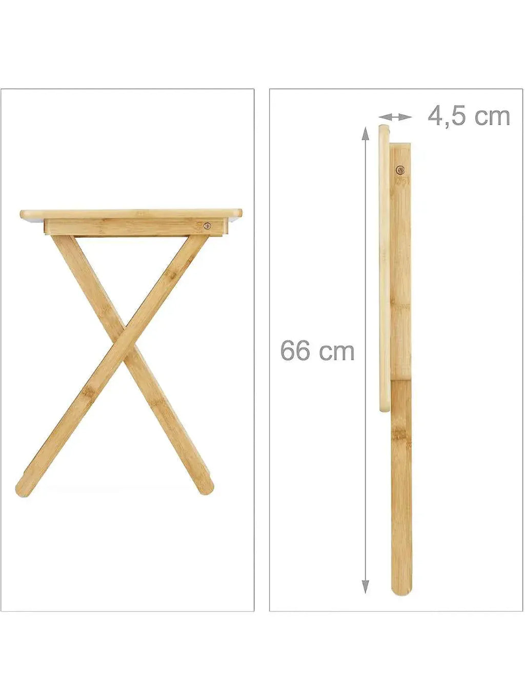 Petite table de balcon pliante de 40 x 31 cm sur un balcon étroit - photo 4