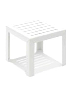 Petite table basse de jardin pliante de 40 cm à côté d'un transat - photo 6