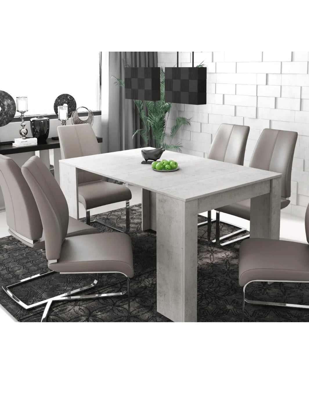 Table à manger pliante extensible en bois de 90 à 140 cm dans une salle à manger - photo 9