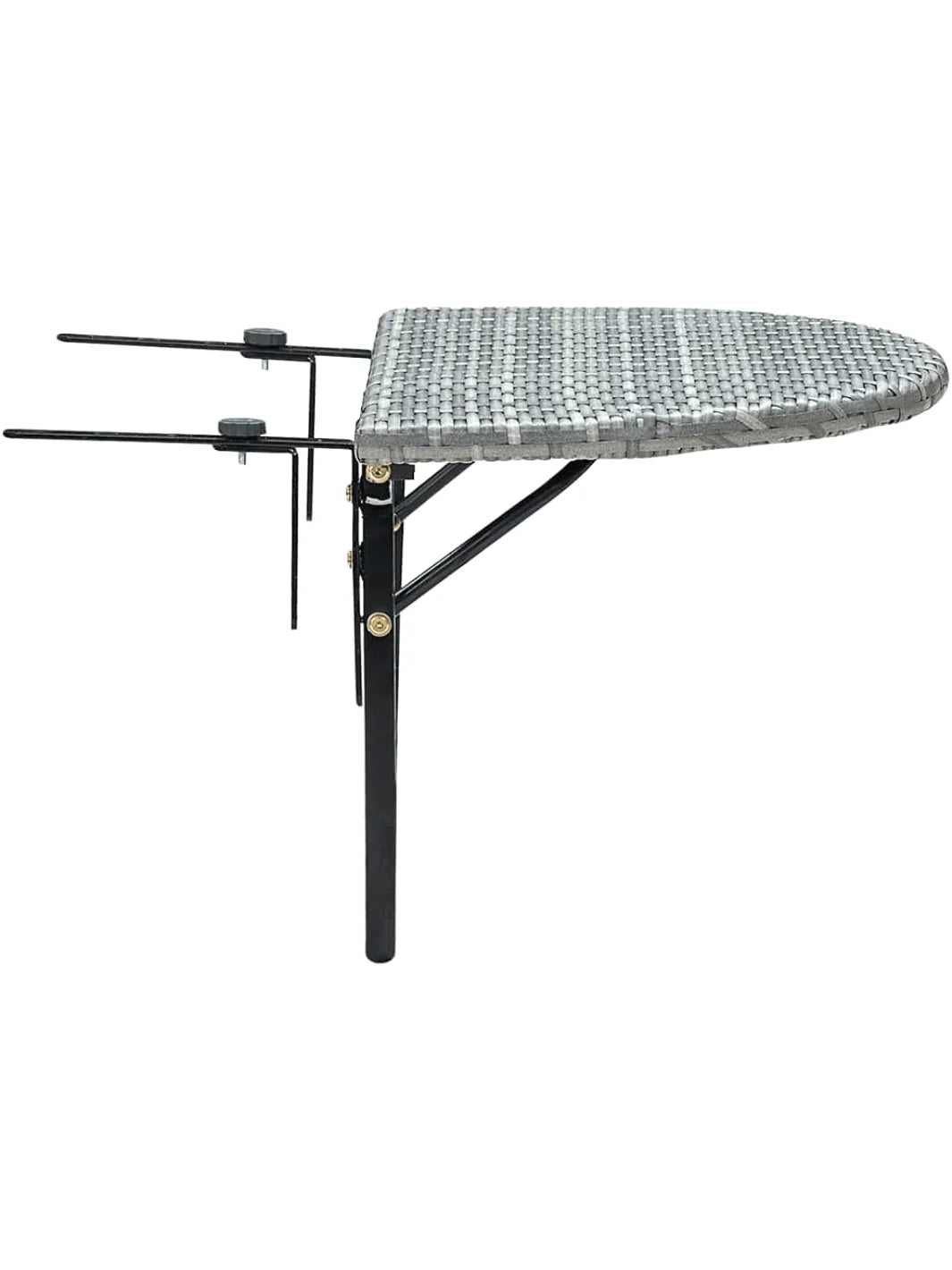 Table de balcon suspendue pliante fixée sur une rambarde - photo 2
