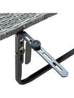 Table de balcon suspendue pliante fixée sur une rambarde - photo 5