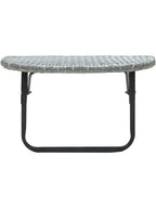Table de balcon suspendue pliante fixée sur une rambarde - photo 4