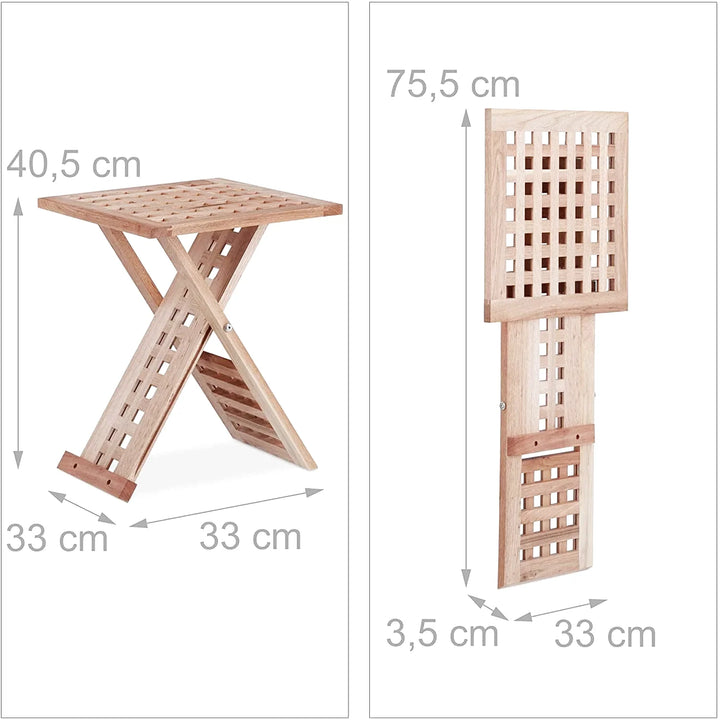 Table basse pliante bois