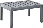 Table basse pliante en plastique 78 x 55 cm dans un salon