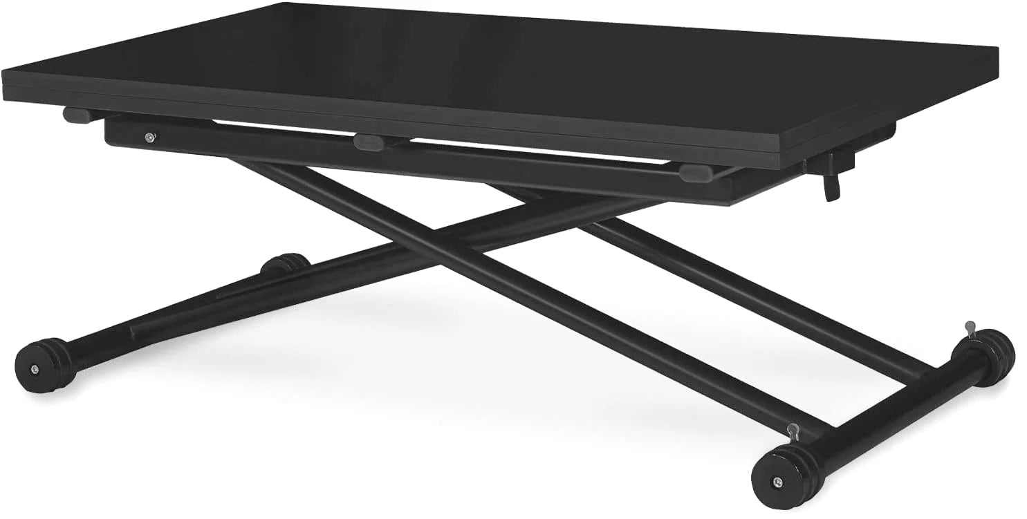 Table basse pliante relevable en position haute avec plateau étendu dans un salon - photo 8