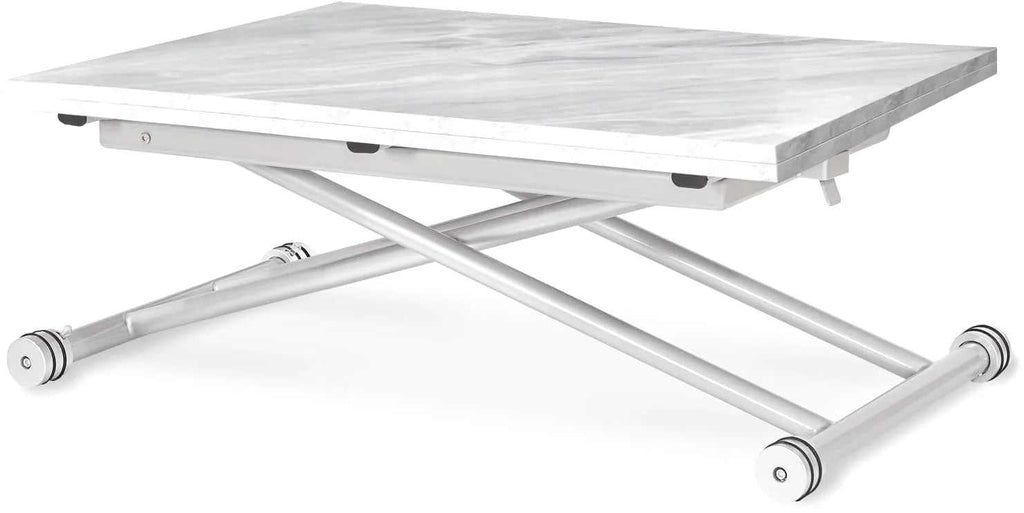 Table basse pliante relevable en position haute avec plateau étendu dans un salon - photo 6