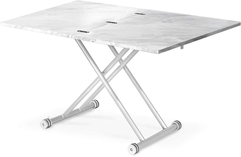 Table basse pliante relevable en position haute avec plateau étendu dans un salon - photo 5