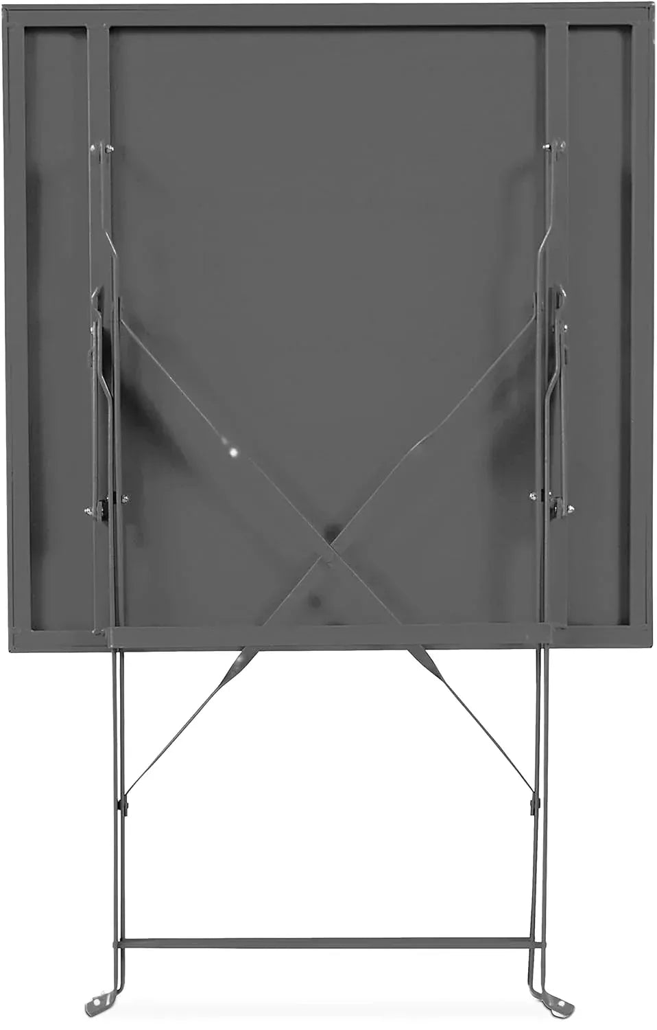 Table bistrot d'extérieur pliante de 60 cm en acier thermolaqué - photo 6