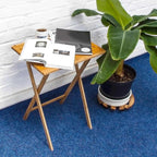 Table carrée pliante de balcon de 48 cm sur un balcon étroit - photo 2