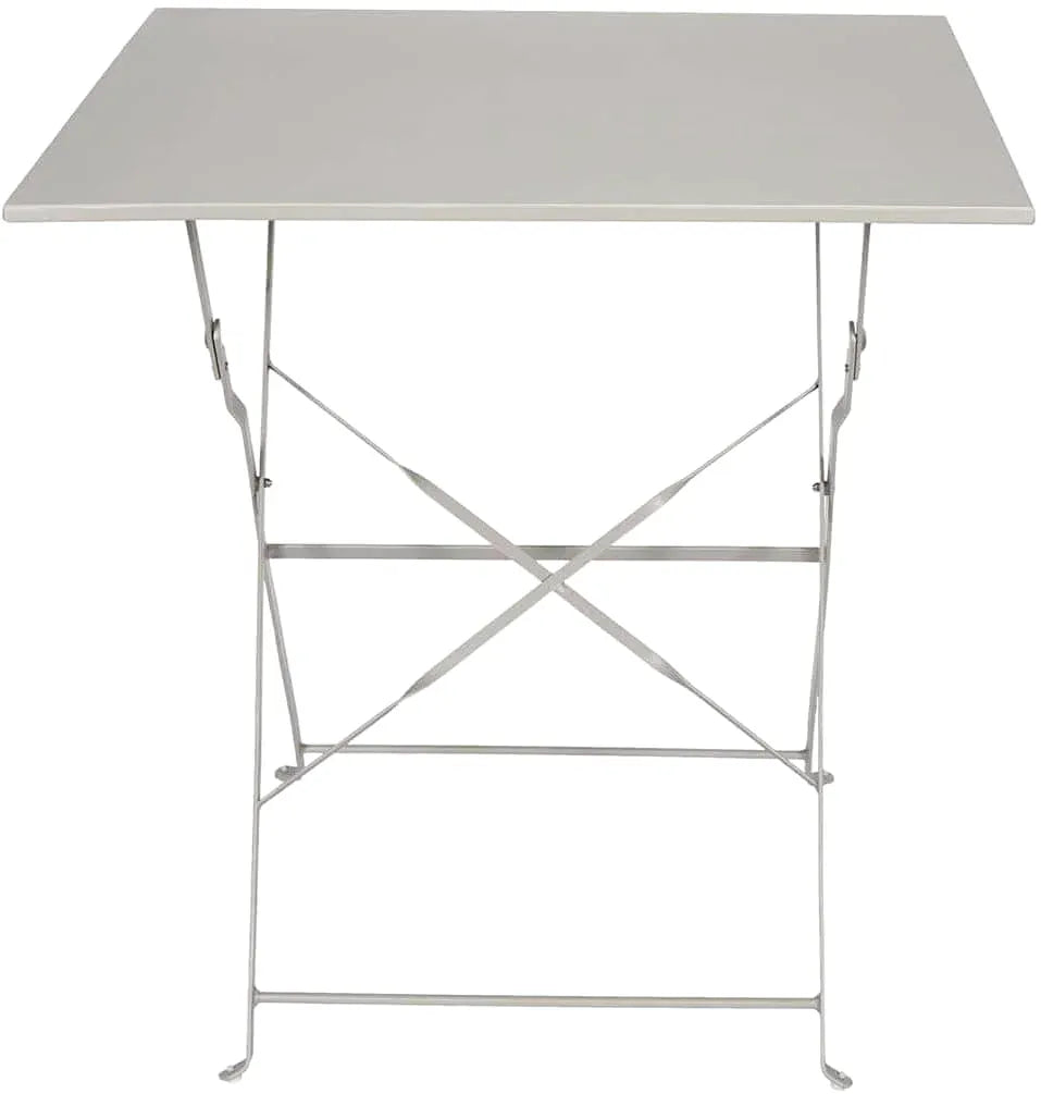 Table carrée pliante de 70 x 70 cm en acier