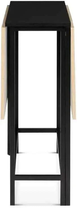 Table console de jardin pliante de 103 cm dépliée sur une terrasse - photo 5