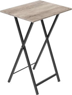 Table d'appoint pliante de balcon de 48 x 36 cm à côté d'un fauteuil - photo 6