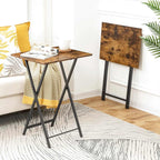 Table d'appoint pliante de balcon de 48 x 36 cm à côté d'un fauteuil - photo 4