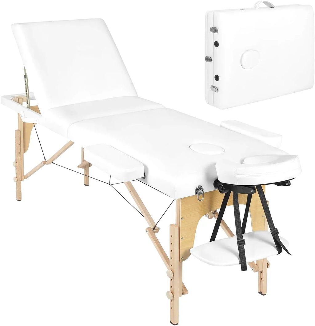 Table d'ostéopathie pliante de 185 cm avec mousse haute densité