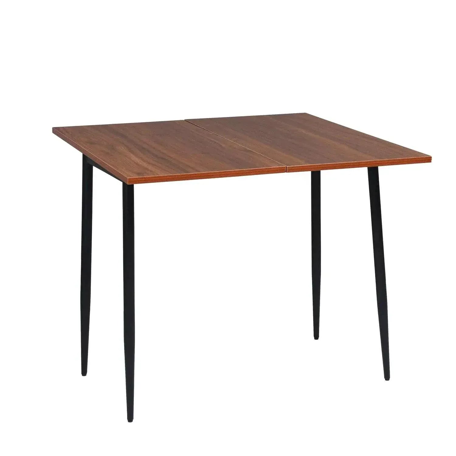 Table de balcon extensible pliante en position déployée sur un balcon