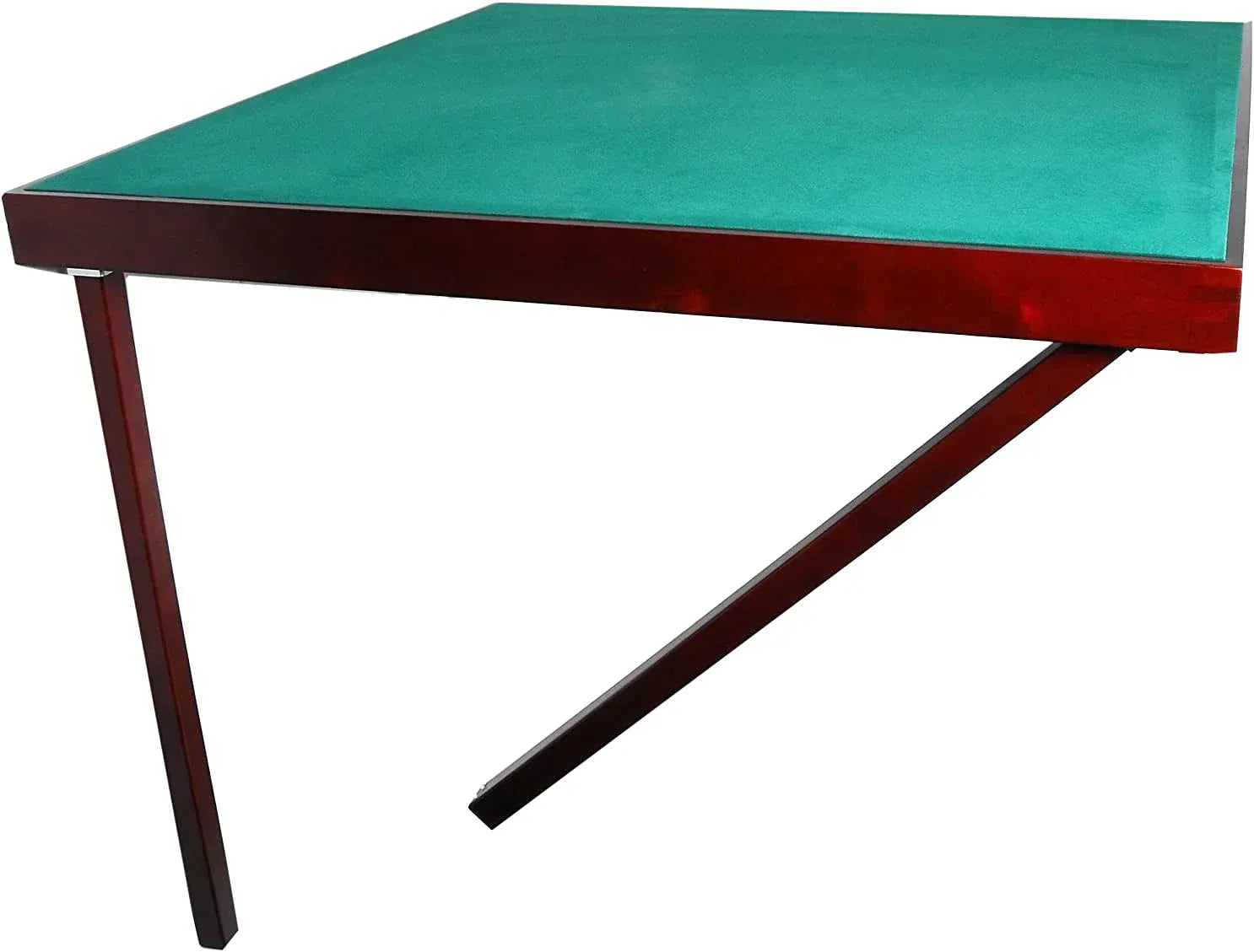 Table de bridge pliante avec surface de jeu en feutre vert - photo 4