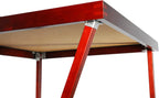 Table de bridge pliante avec surface de jeu en feutre vert - photo 5