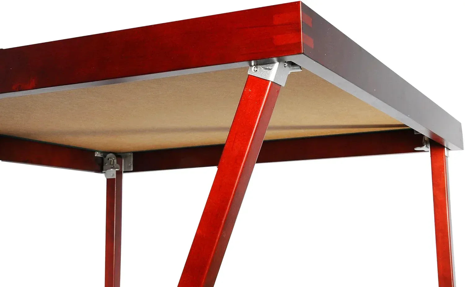 Table de bridge pliante avec surface de jeu en feutre vert - photo 5
