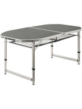 Table de camping pliante 4 personnes 150 x 80 cm avec armature aluminium