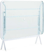 Ensemble table de jardin et 4 chaises pliantes de 130 cm dans un jardin - photo 4