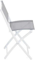 Ensemble table de jardin et 4 chaises pliantes de 130 cm dans un jardin - photo 2