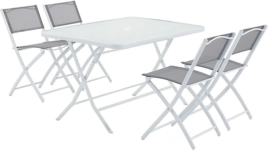 Table de jardin et 4 chaises pliantes - Fournisseur numéro 1 de la Table Pliante