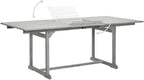 Table de jardin extensible et pliante en acacia gris délavé de 200 cm - photo 7