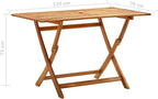 Table de jardin pliante 160 x 80 cm en acacia massif huilé dans un jardin - photo 6