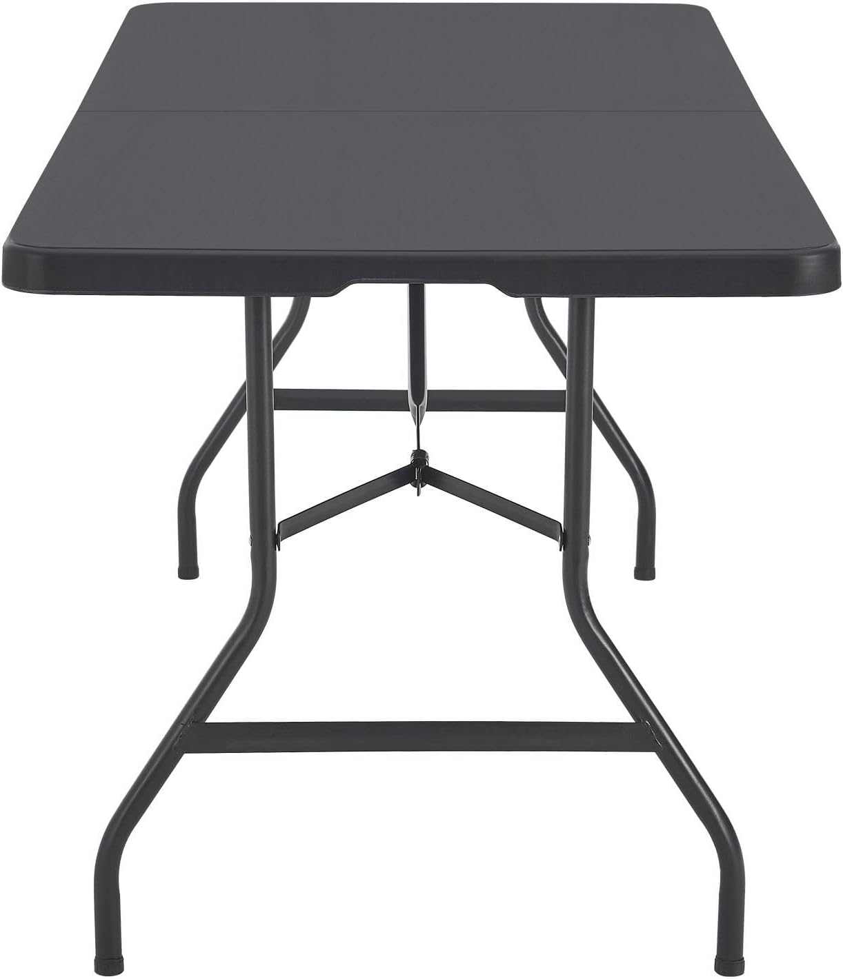 Table de jardin pliante 8 personnes en PEHD 183 x 76 cm installée dans un jardin - photo 4