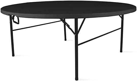 Table de jardin ronde pliante 4 personnes de 150 cm de diamètre dans un jardin - photo 3