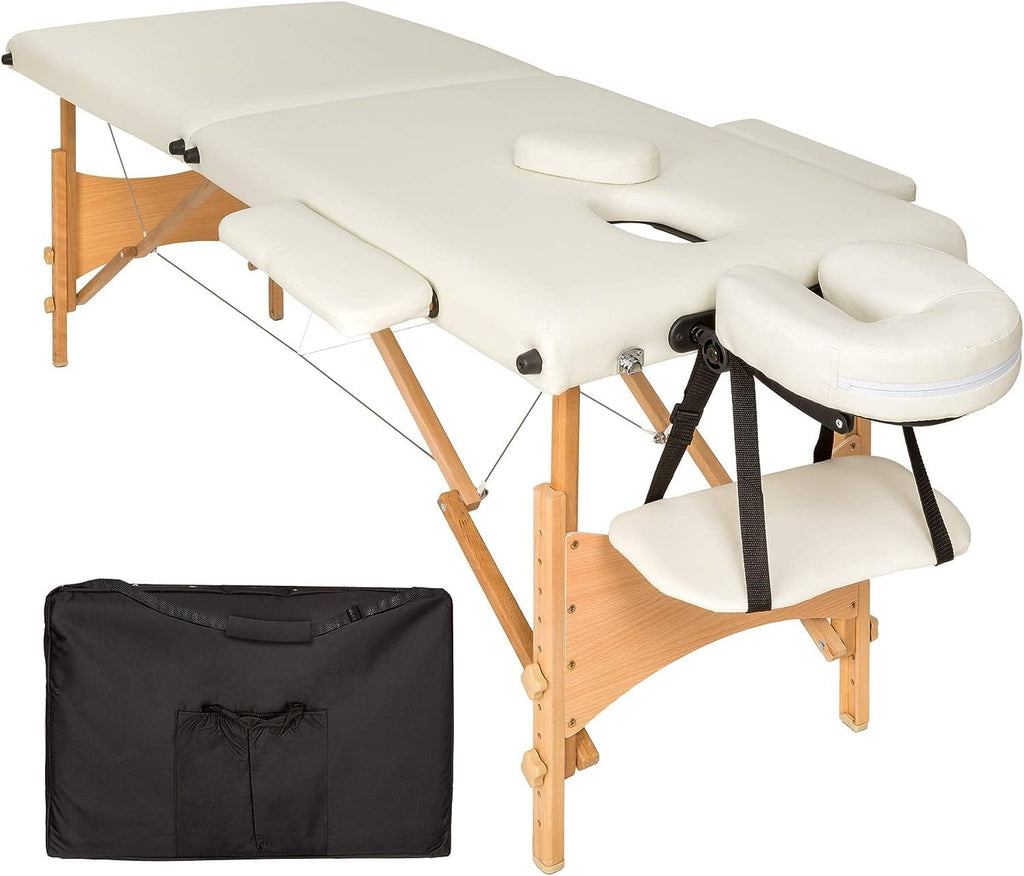 Table de kiné pliante de 185 cm avec appui-tête et housse de transport - photo 6