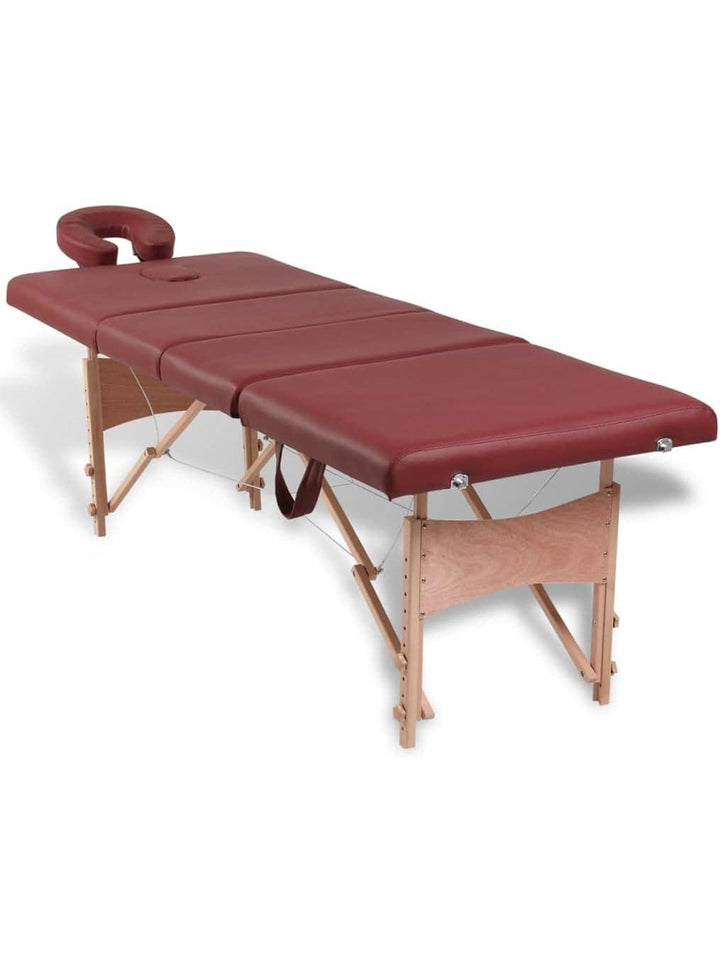 Table de massage 4 zones pliante