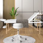 Table de soin pliante de 185 cm avec structure en hêtre et mousse épaisse - photo 2