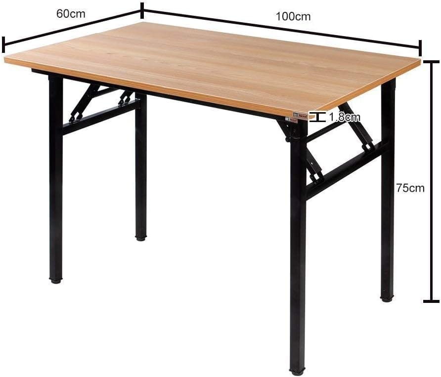 Table de travail pliante de 100 x 60 cm utilisée comme bureau - photo 3