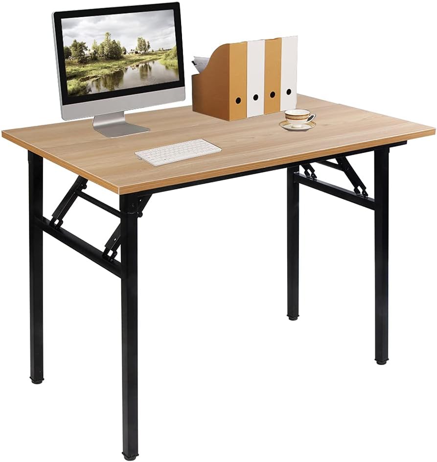 Table de travail pliante de 100 x 60 cm utilisée comme bureau - photo 4