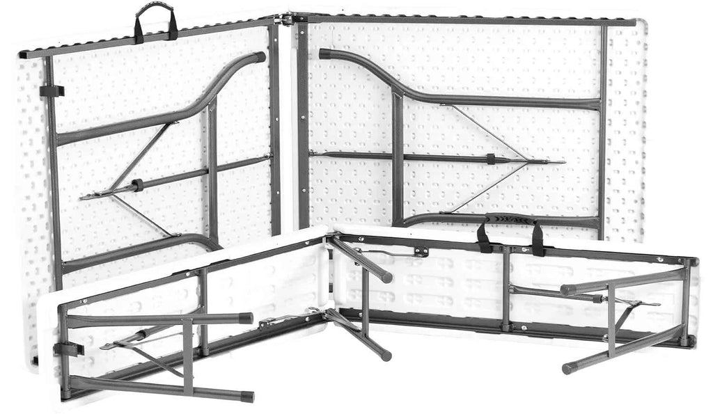 Ensemble table et chaise de picnic pliante de 180 cm avec deux bancs - photo 4