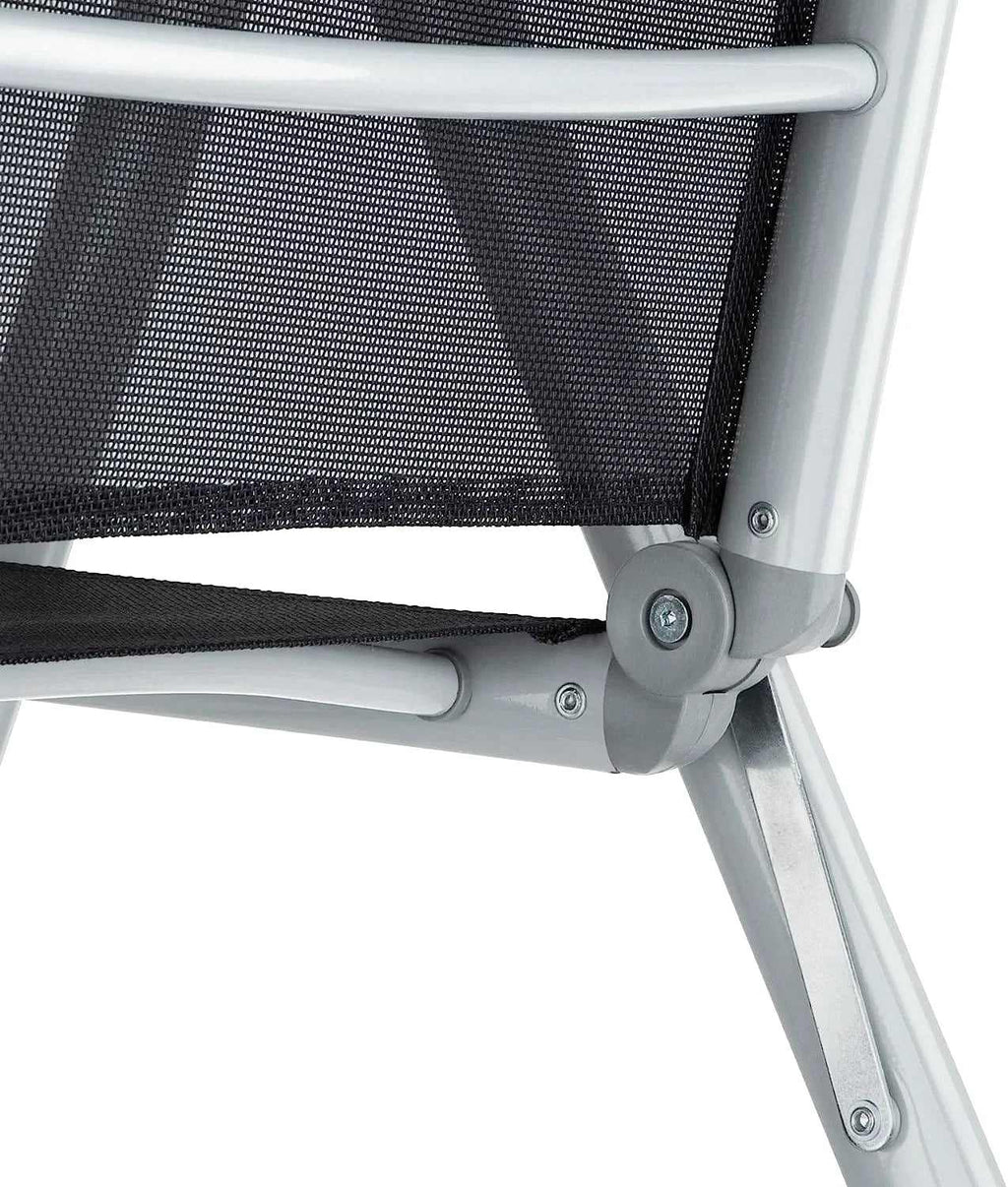 Ensemble table et chaise pliante extérieur avec plateau en verre trempé et chaises inclinables - photo 5