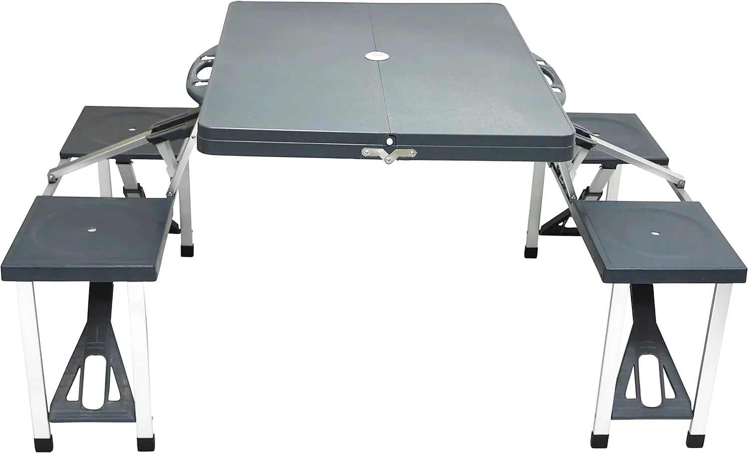 Ensemble table et chaise pliante valise en aluminium replié en mallette - photo 2