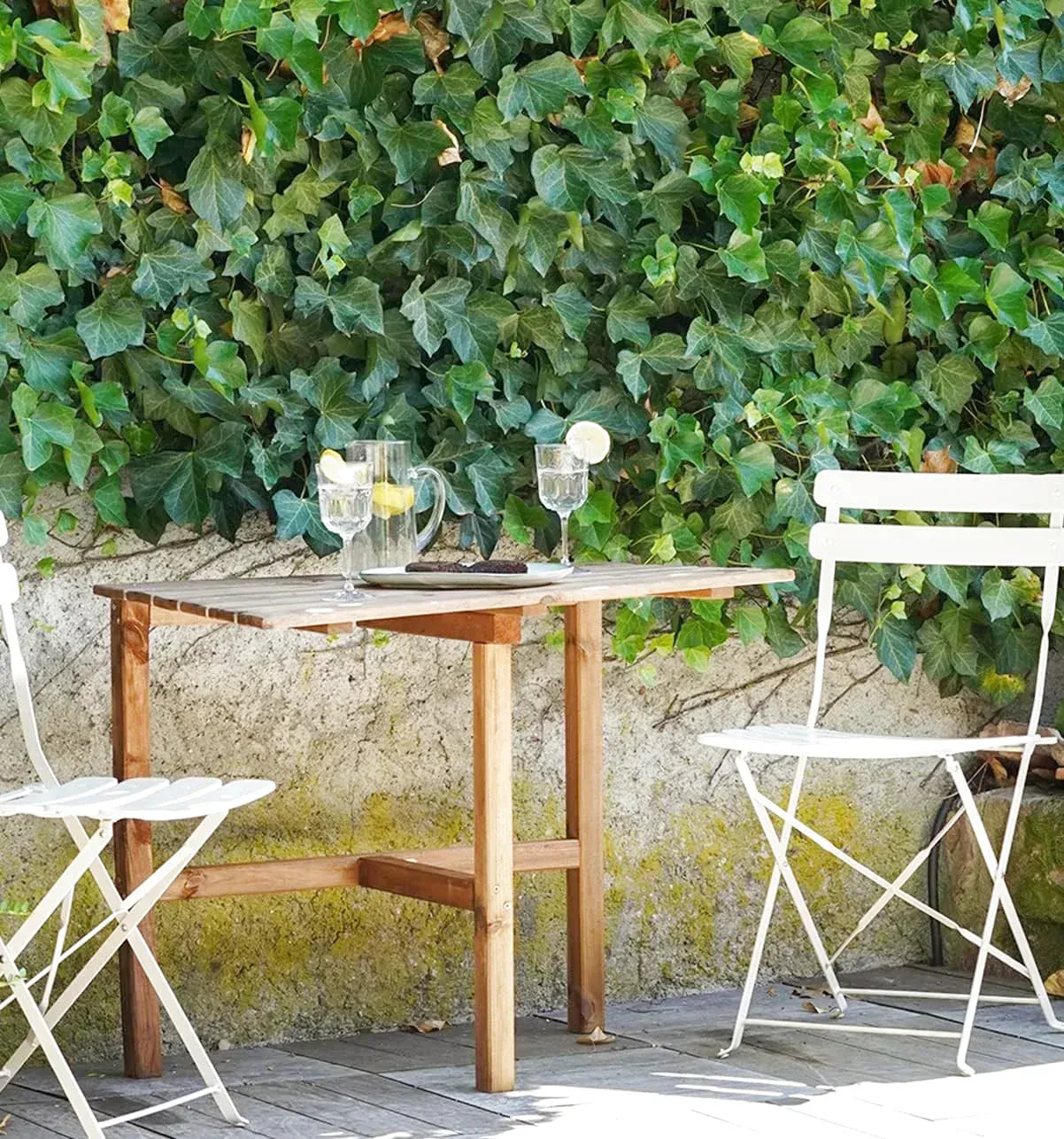 Table formica pliante de 85 x 53 cm avec surface stratifiée - photo 2