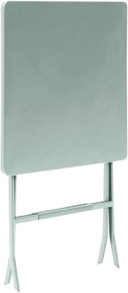 Table haute de jardin pliante en aluminium de 96 cm sur une terrasse - photo 2
