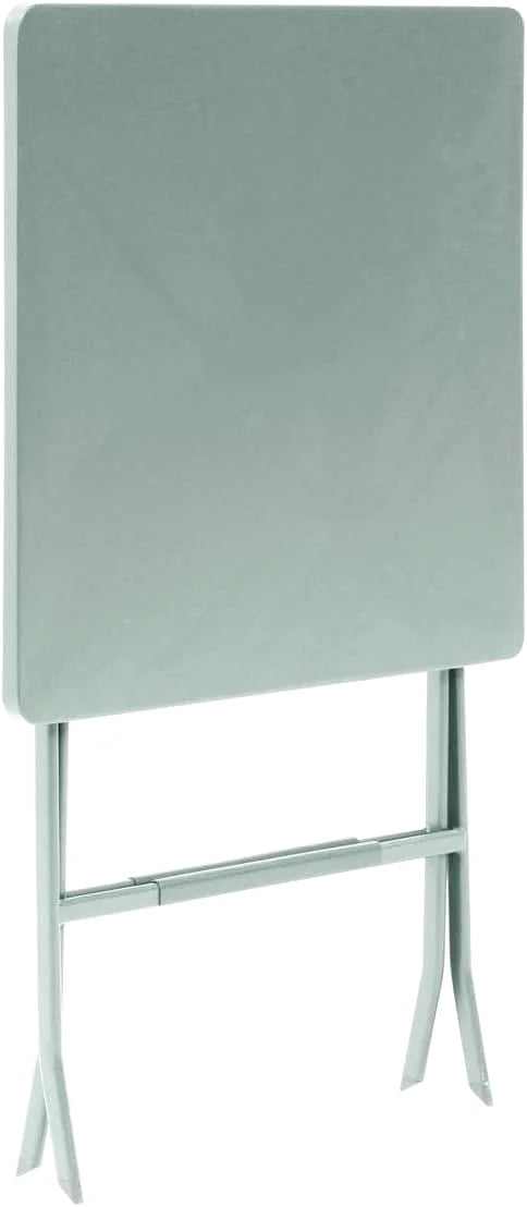 Table haute de jardin pliante en aluminium de 96 cm sur une terrasse - photo 2