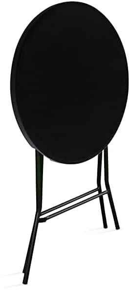 Table haute extérieur pliante de 110 cm de haut avec plateau rond de 80 cm - photo 2