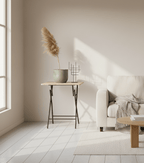 Table haute pliante avec plateau bois MDF de 60 x 60 cm et structure acier - photo 5