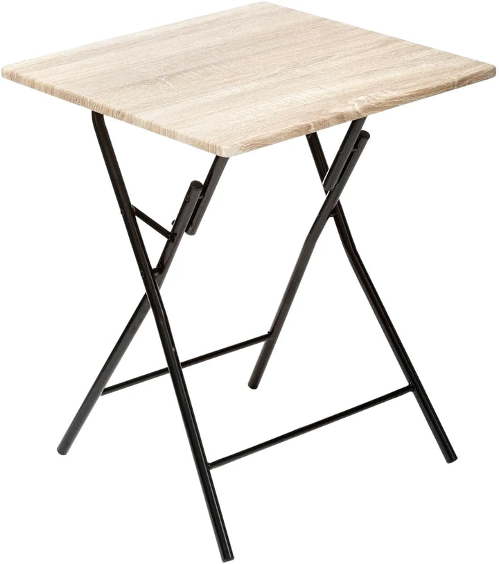 Table haute pliante bois
