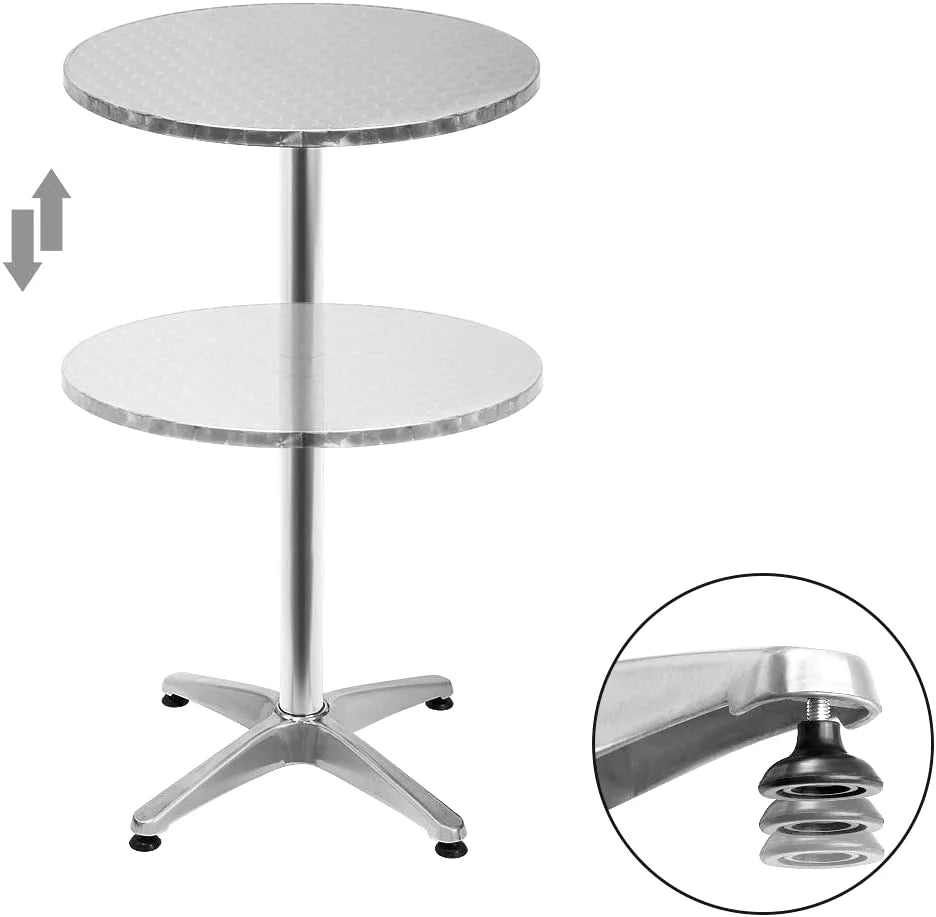 Table haute pliante mange debout de 70 cm en hêtre lors d'un apéritif - photo 4